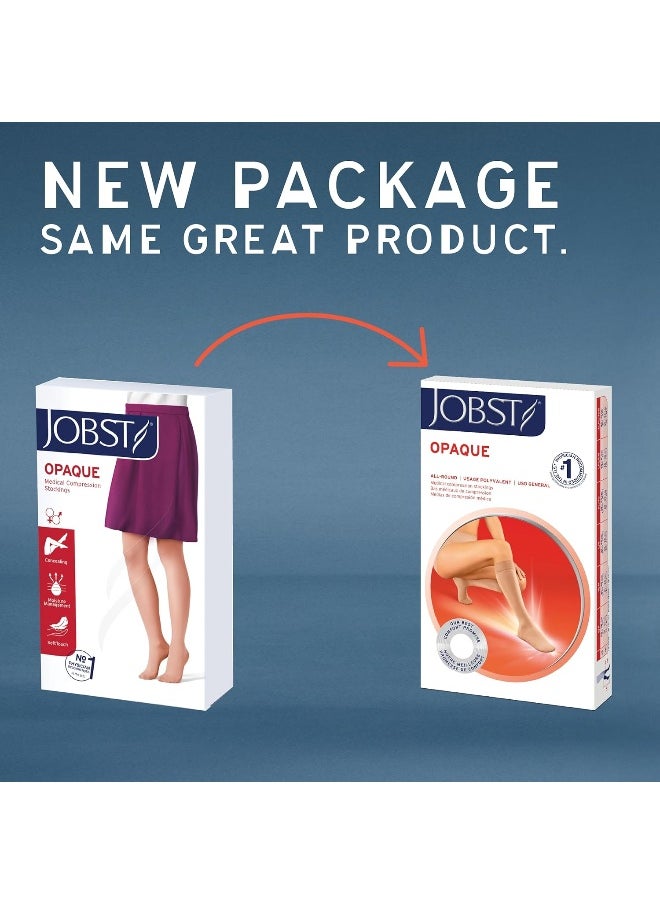 JOBST Opaque Open Toe Knee High 20-30 mmHg Compression Stockings