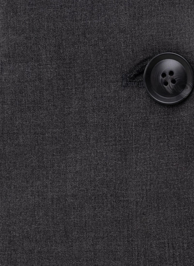 Fitted jacket in suiting fabric