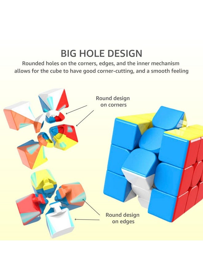 Cubelelo Drift 3M 3x3 (Magnetic) Stickerless Speed Cube | Enhances Auto-Alignment & Fast Turning with 48 NDM Magnets | Brainteaser Stress Buster Brainstorming Puzzle for Kids & Adults
