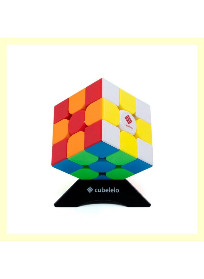 Cubelelo Drift 3M 3x3 (Magnetic) Stickerless Speed Cube | Enhances Auto-Alignment & Fast Turning with 48 NDM Magnets | Brainteaser Stress Buster Brainstorming Puzzle for Kids & Adults