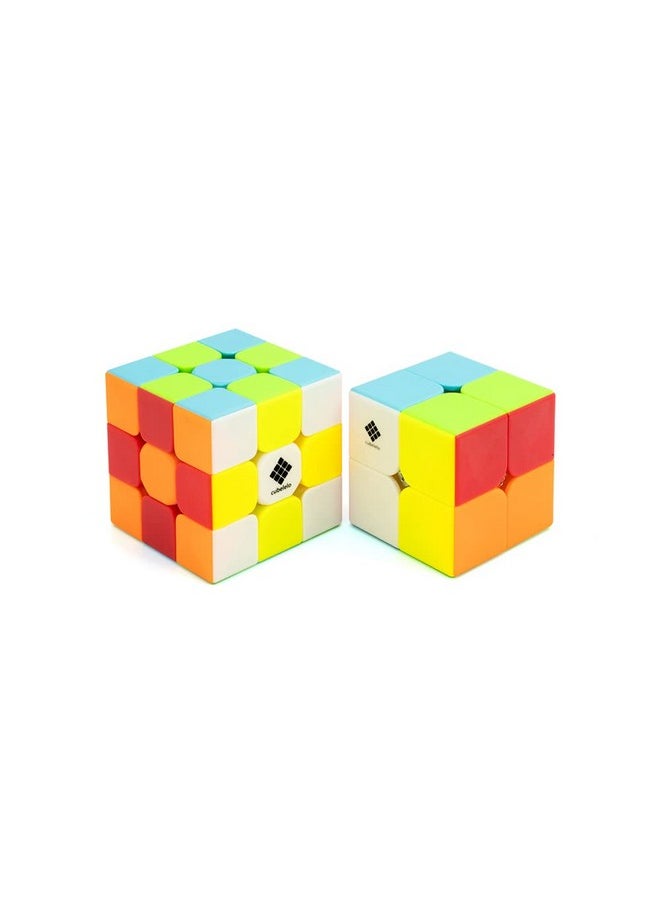 Cubelelo Drift 2x2 & 3x3 Premium Gift Box | 2-in-1 Puzzle Game Set | Double The Challenge, Twice The Fun | Ultimate Value Saver Combo | Beginner Startup kit | Toy for Children Kids & Adults