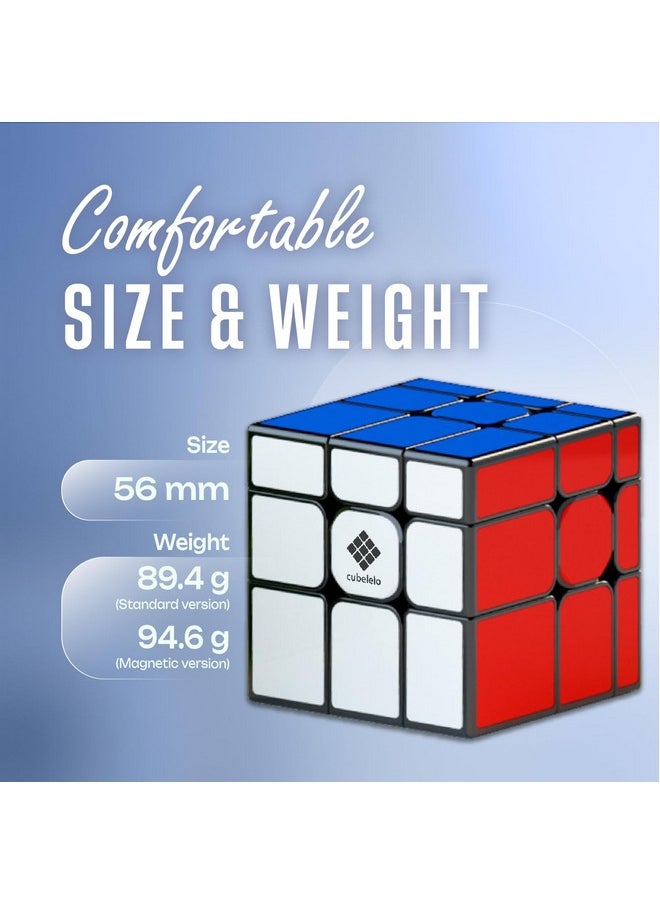 Cubelelo Drift 3x3 Mirror Color (Tiled) Non-Magnetic Speedcube | Unique Shape-Shifting Design for Puzzle Enthusiasts & Beginners | Ideal for Problem Solving & Brain Training