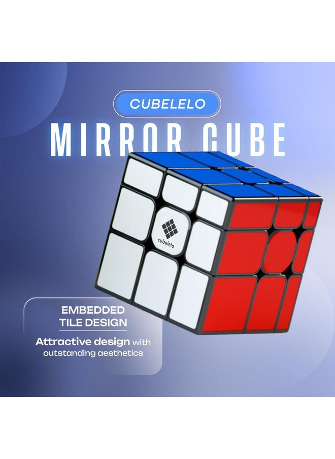 Cubelelo Drift 3x3 Mirror Color (Tiled) Non-Magnetic Speedcube | Unique Shape-Shifting Design for Puzzle Enthusiasts & Beginners | Ideal for Problem Solving & Brain Training