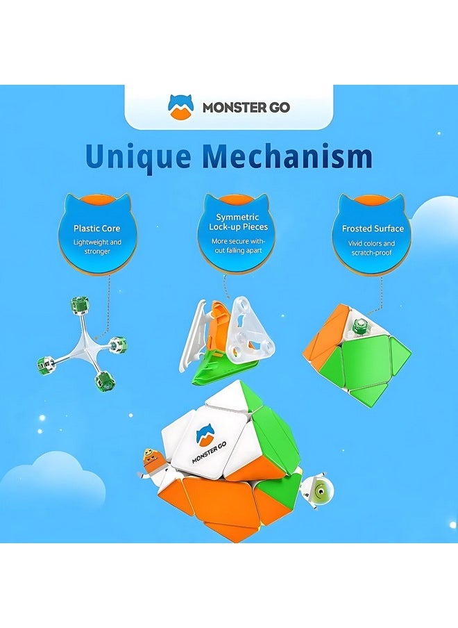 Cubelelo Gan Monster Go Skewb Magic Cube Puzzle, Kid