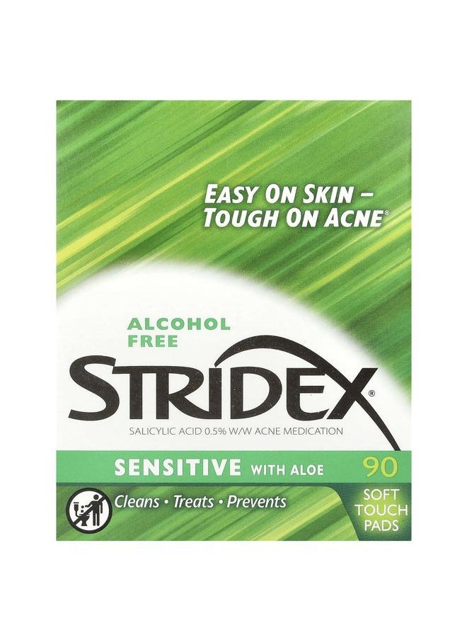 Stri-Dex Daily Care Sensitive With Aloe Pads 90 Each