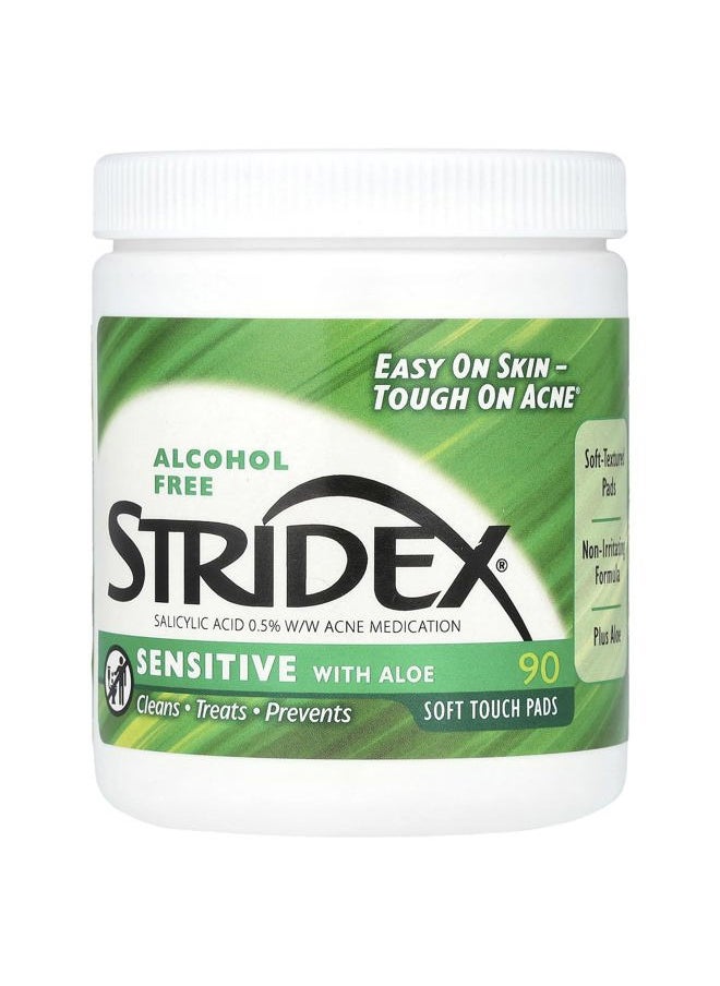 Stri-Dex Daily Care Sensitive With Aloe Pads 90 Each