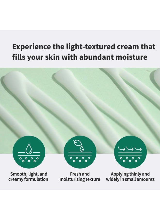 Aloe Hyaluron Cream 50g (1.76 oz.) - Aloe Leaf Water & Hyaluronic Acid Contained Soothing and Moisturizing Facial Cream, for Dryness and Itchy Senstivie Skin