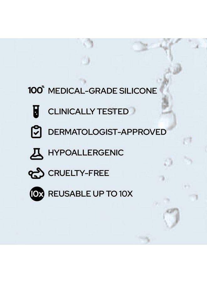 SiO Beauty SuperLift Forehead, Eye, & Lip Anti-Wrinkle Silicone Patches - Reduce Brow, Smile, and Under Eye Wrinkles Overnight