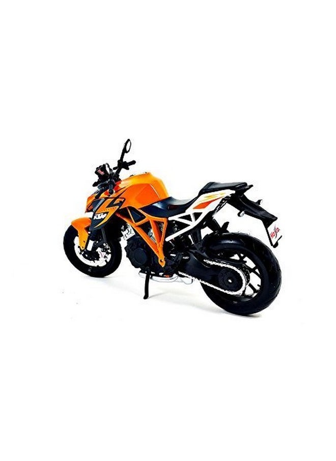 Maisto CELLWORLD Plastic Diecast Model KTM 1290 Super Duke R Bike, Pack of 1, Orange