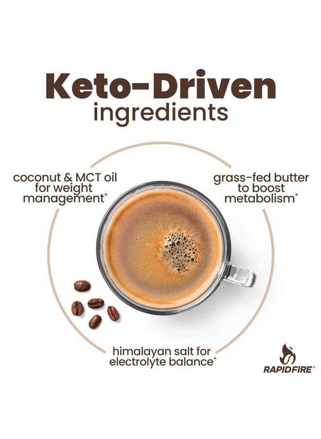 Ketogenic Creamer with MCT Oil for Coffee or Tea, Supports Energy and Metabolism, Weight Loss, Ketogenic Diet 8.5 oz. (20 servings)