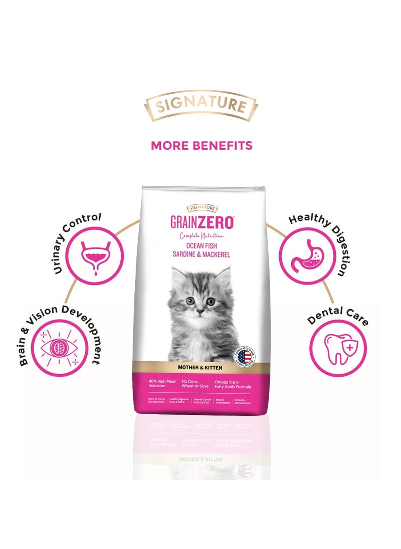 Premium Kitten Dry Cat Food  Ocean Fish  Sardine & Mackerel 7Kg