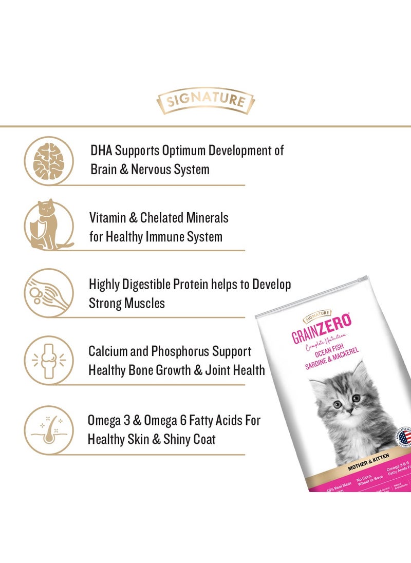 Premium Kitten Dry Cat Food  Ocean Fish  Sardine & Mackerel 7Kg