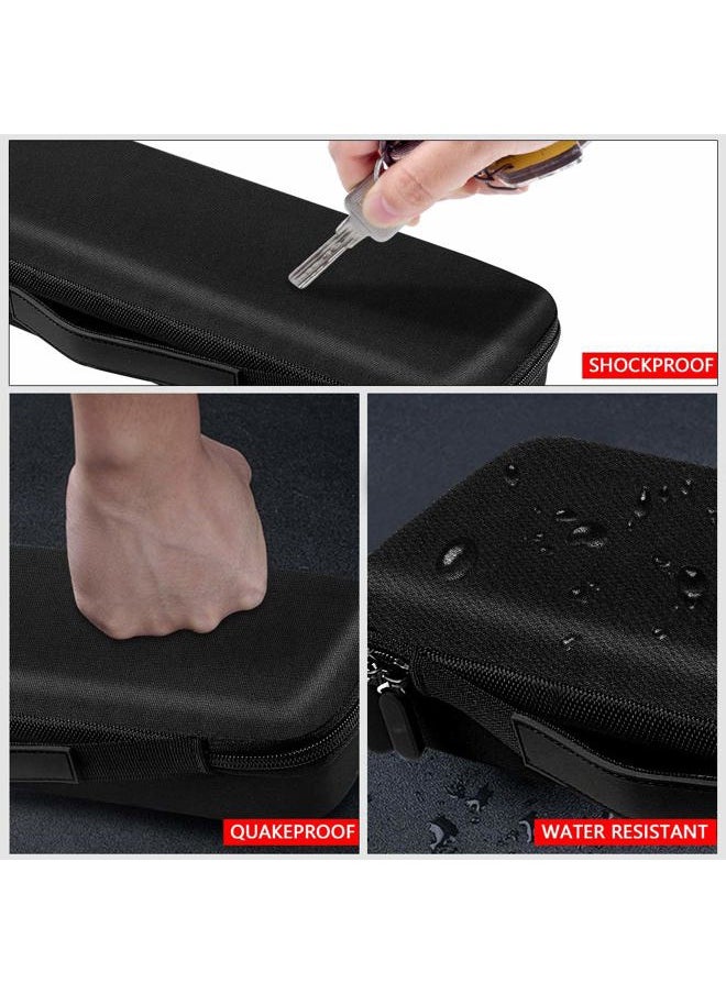 Grooming Clipper Blade Case Holder Organizer - Hard Travel Carrying Storage Holds 12 Blades - Upgrade