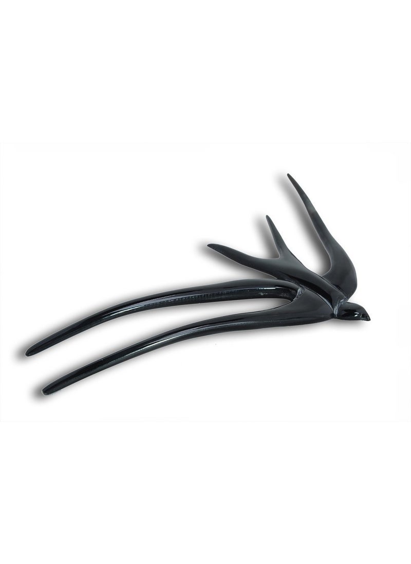 Marycrafts Buffalo Horn Swallow Bird Hair Fork Hair Sticks Accessories Handmade (Style 2)