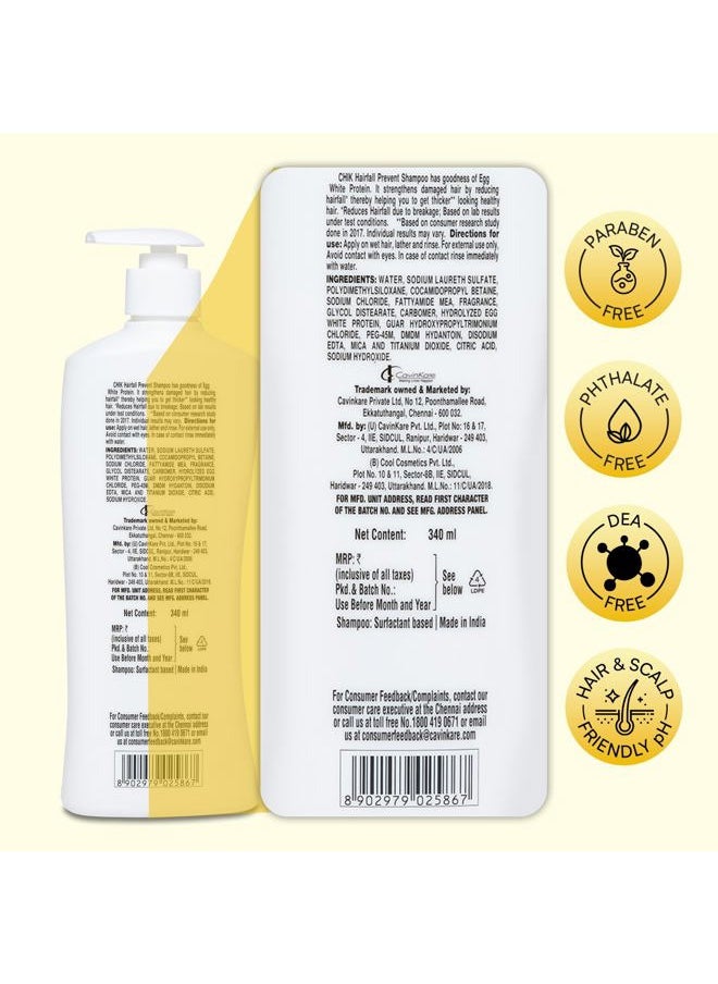 Chik Hairfall Prevent Egg Shampoo, 340ml