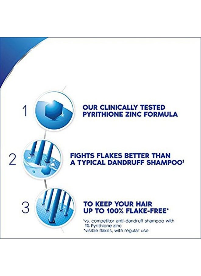 Head and Shoulders Classic Clean Anti-Dandruff Shampoo 3 oz Travel Size (Pack of 3)