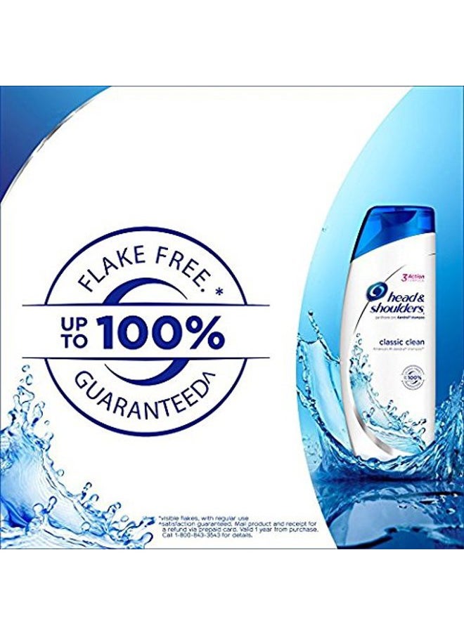 Head and Shoulders Classic Clean Anti-Dandruff Shampoo 3 oz Travel Size (Pack of 3)