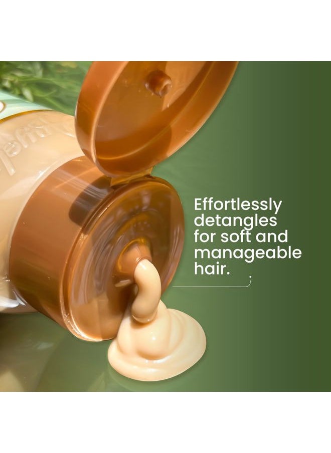 Hair Conditioner with Rosemary and Hyaluronic Acid – Strengthens, Shines, and Smooths, Ideal for All Hair Types, Enhances Manageability.