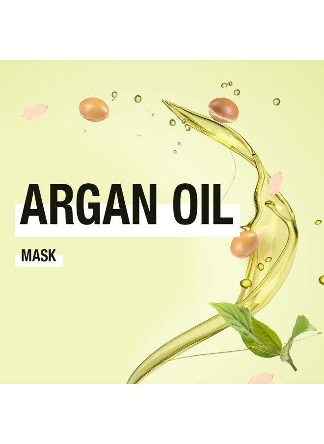 Inoar Argan Oil Hair Mask - Deep Conditioning, Moisturizing, Frizz Control for Curly Hair, Vegan, 8.05 Ounces/240 Milliliters