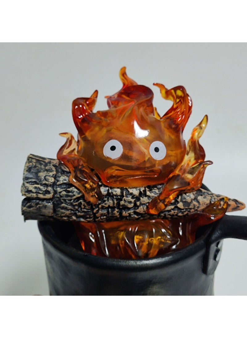 Reviving the Movie Scene with Cassifer's Heart Flame in a Luminous Stove Model Ornament Box.