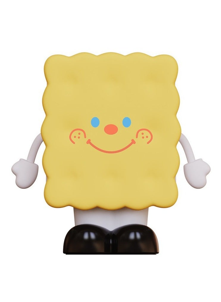 Creative Biscuits Night Lights Children's Bedrooms Cute Ornaments Charging Stepless Dimming Eye Protection Atmosphere with Sleeping Lights USB