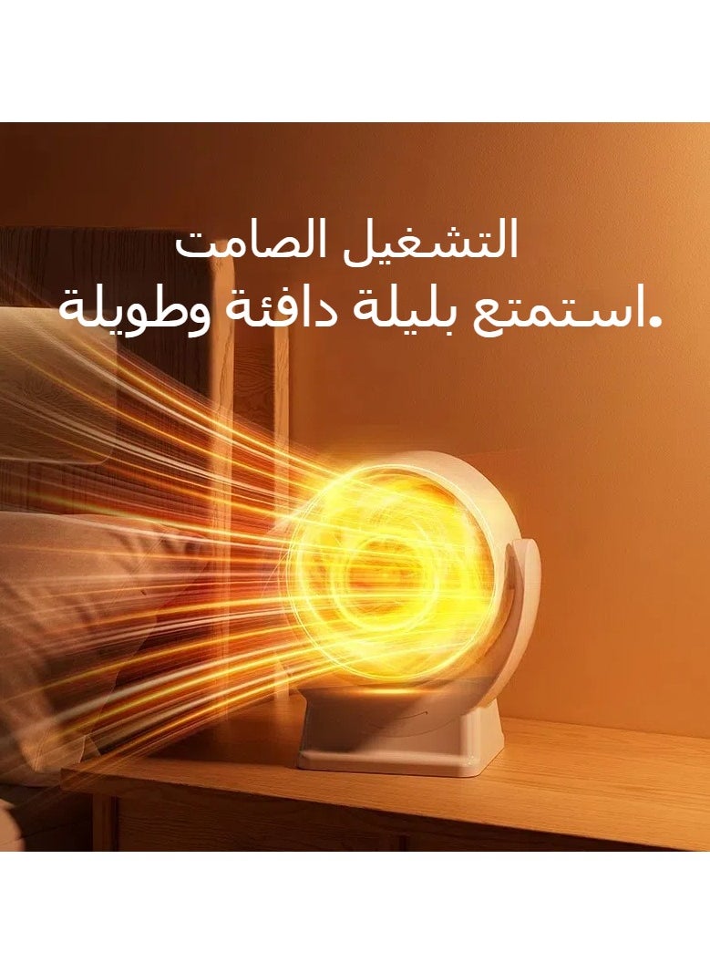 Electric Heater for Home and Office Compact Desktop Warm Air Blower Energy-Efficient Mini Sun