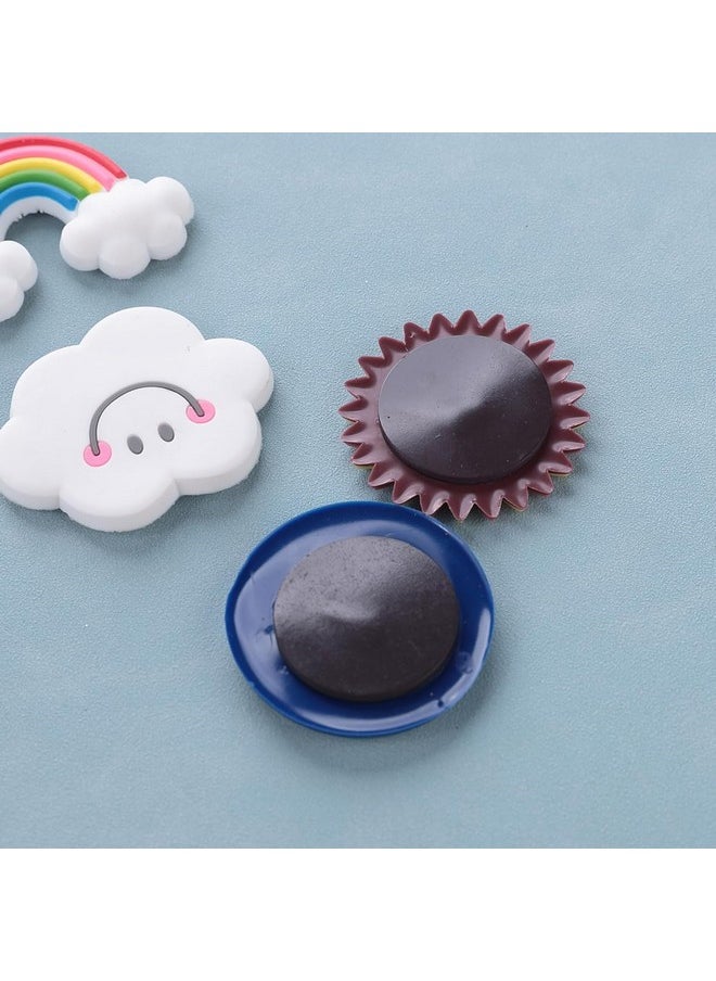 Kuber Industries Cute Sky Shape Fridge Magnets|Home Decor|Best Souvenir Gift|Pack Of 4|Multi|