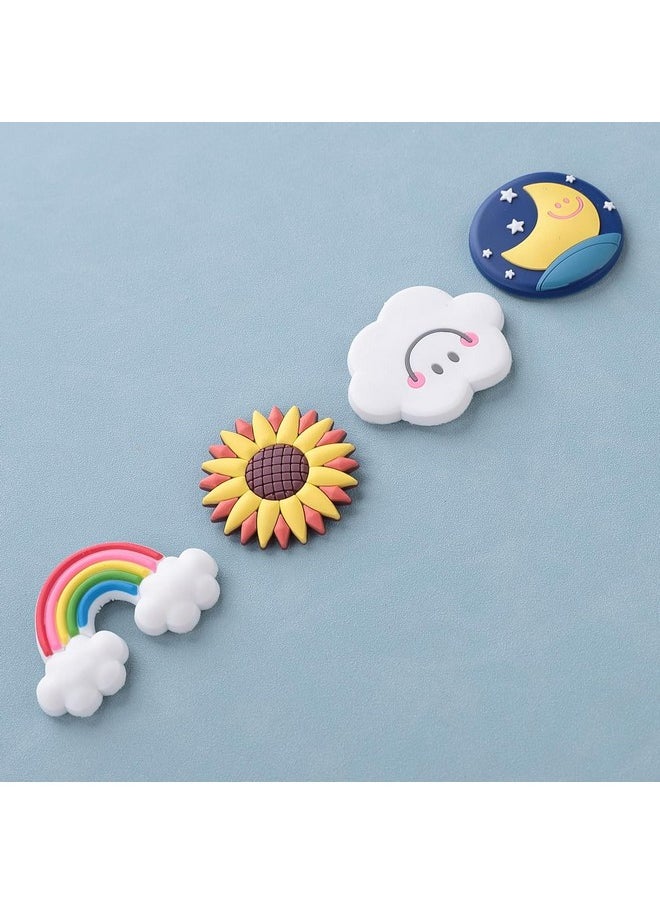Kuber Industries Cute Sky Shape Fridge Magnets|Home Decor|Best Souvenir Gift|Pack Of 4|Multi|