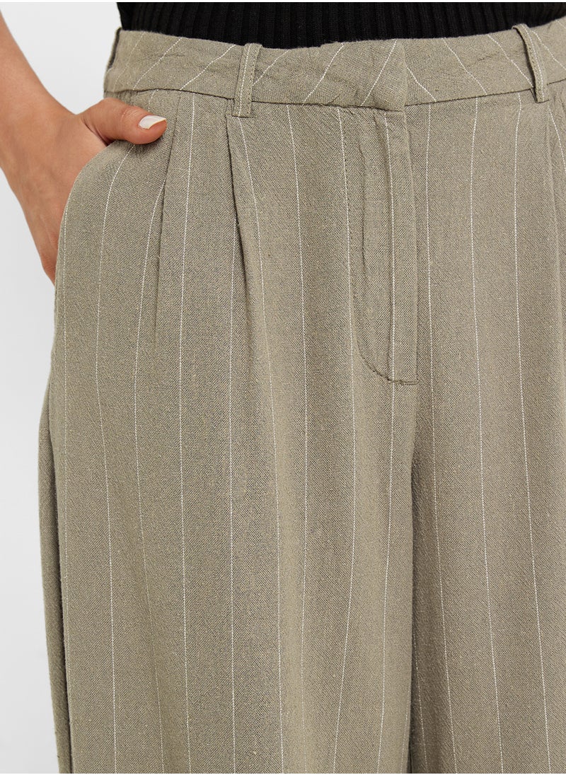 Wide Leg Striped 32