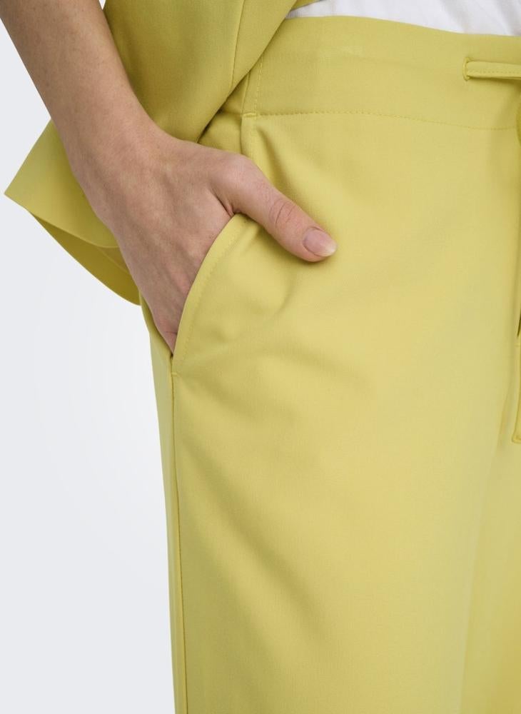 Drawstring High Waist Pants 32