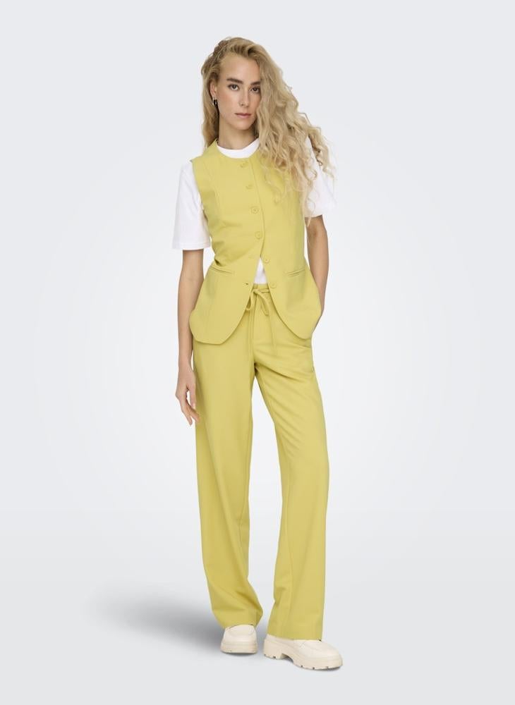 Drawstring High Waist Pants 32