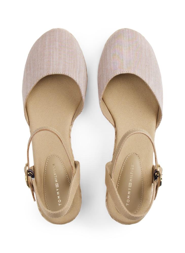CHAMBRAY MID WEDGE ESPADRILLES