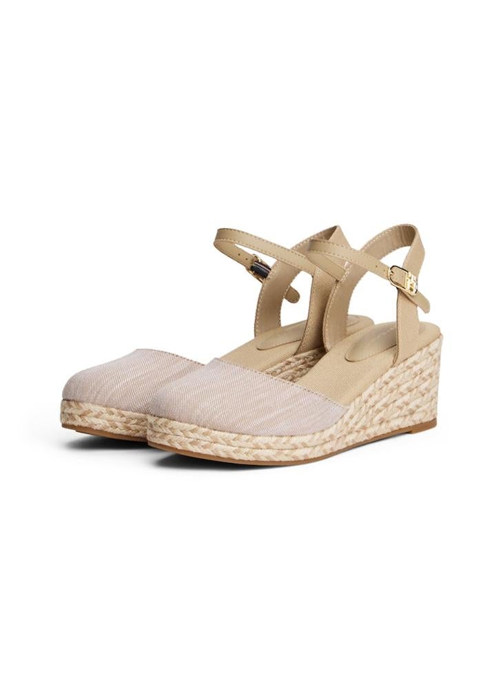 CHAMBRAY MID WEDGE ESPADRILLES
