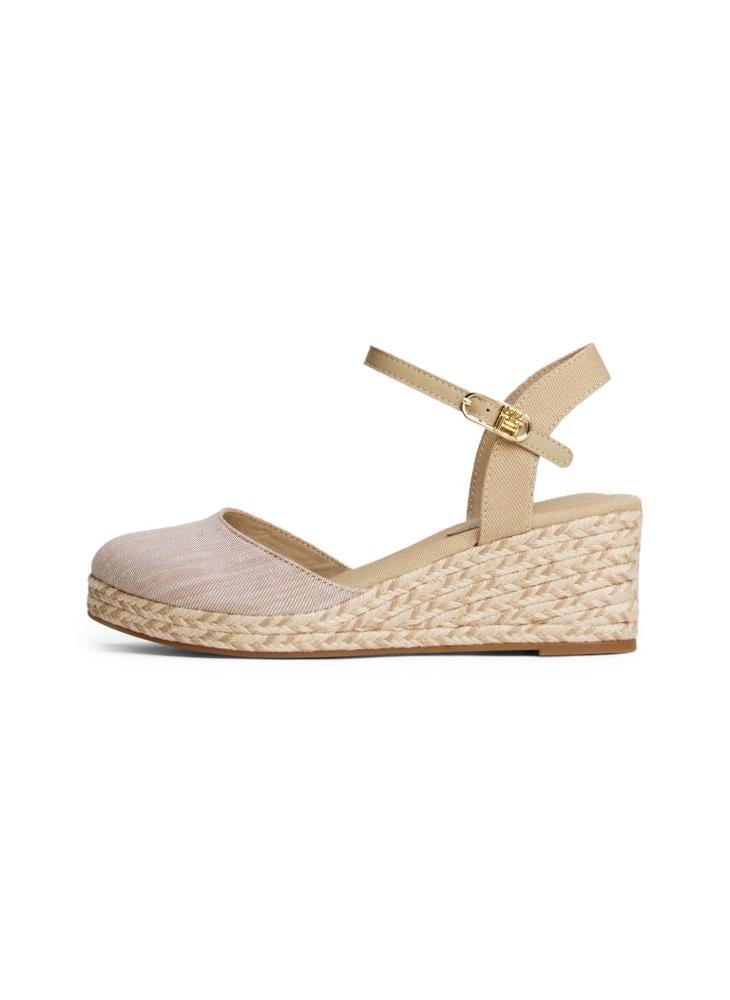 CHAMBRAY MID WEDGE ESPADRILLES