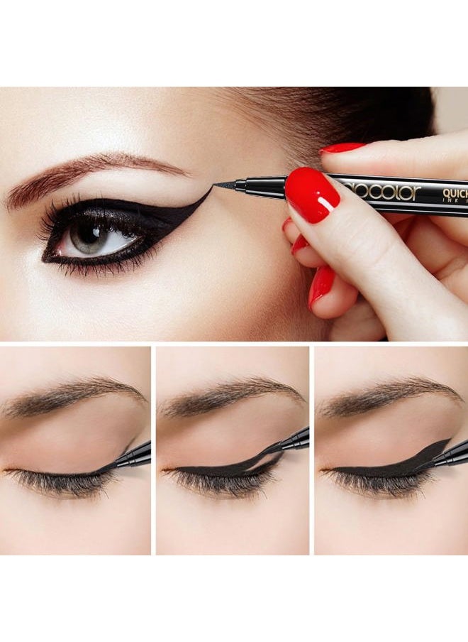 Waterproof Eyeliner Pen Super Slim Precise All Day Black Eyeliner Liquid Professional Makeup Liquid Eye Liner Pencil for Women