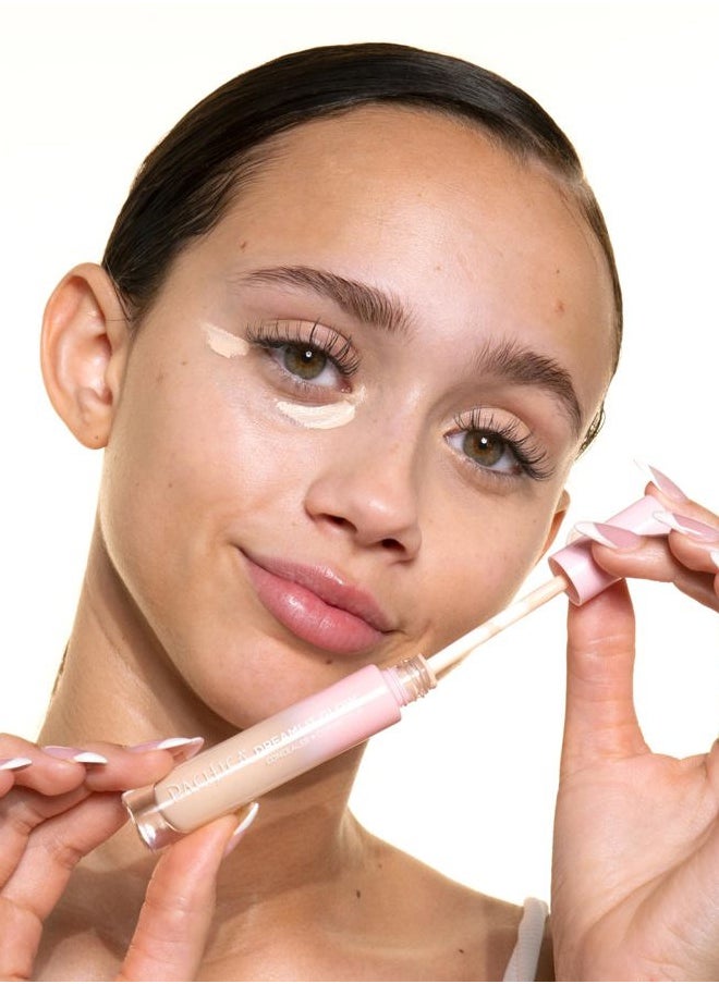 Concealer – DreamLit Glow Full Coverage Concealer with Squalane for Dark Circles & Dark Spot Correction, Lightweight & Long-Lasting, Vegan & Cruelty-Free, Shade 09 (Warm Honey)