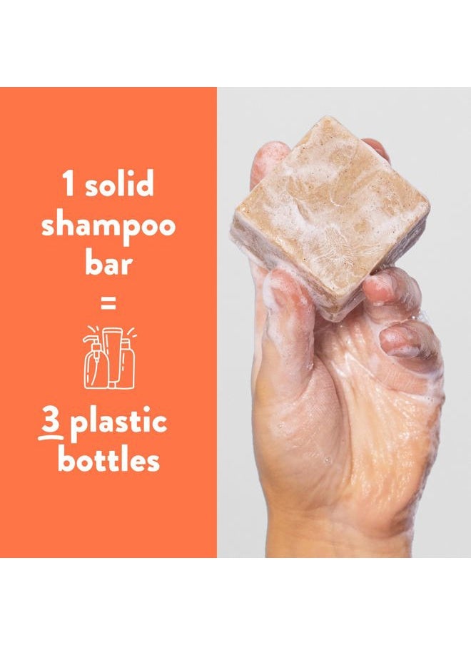 Sweet & Spicy - Volumizing Solid Shampoo Bar for Fine, Flat, Limp Hair - Vegan, Eco-Friendly, Plastic-Free, Cruelty-Free, 3.88 oz (Pack of 1)