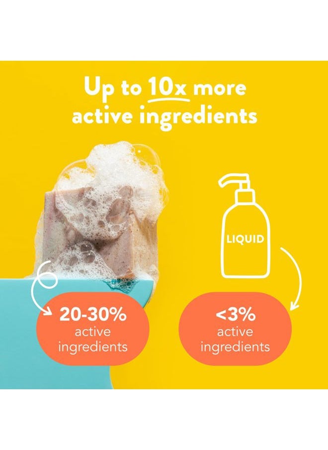 Sweet & Spicy - Volumizing Solid Shampoo Bar for Fine, Flat, Limp Hair - Vegan, Eco-Friendly, Plastic-Free, Cruelty-Free, 3.88 oz (Pack of 1)