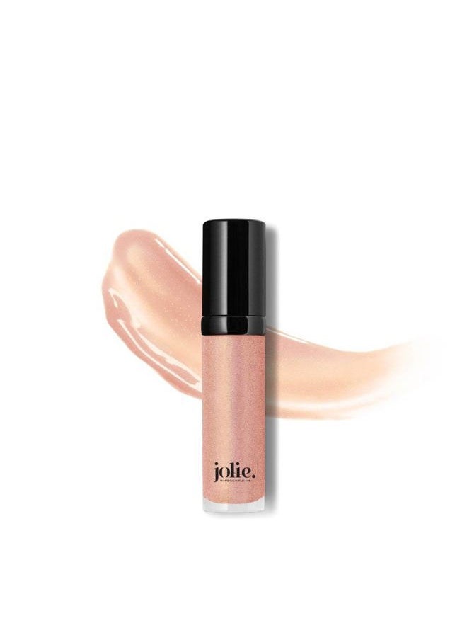 Jolie Super Hydrating Luxury Lip Gloss - Intense pigment W/Superior Shine (Skinny Dip)