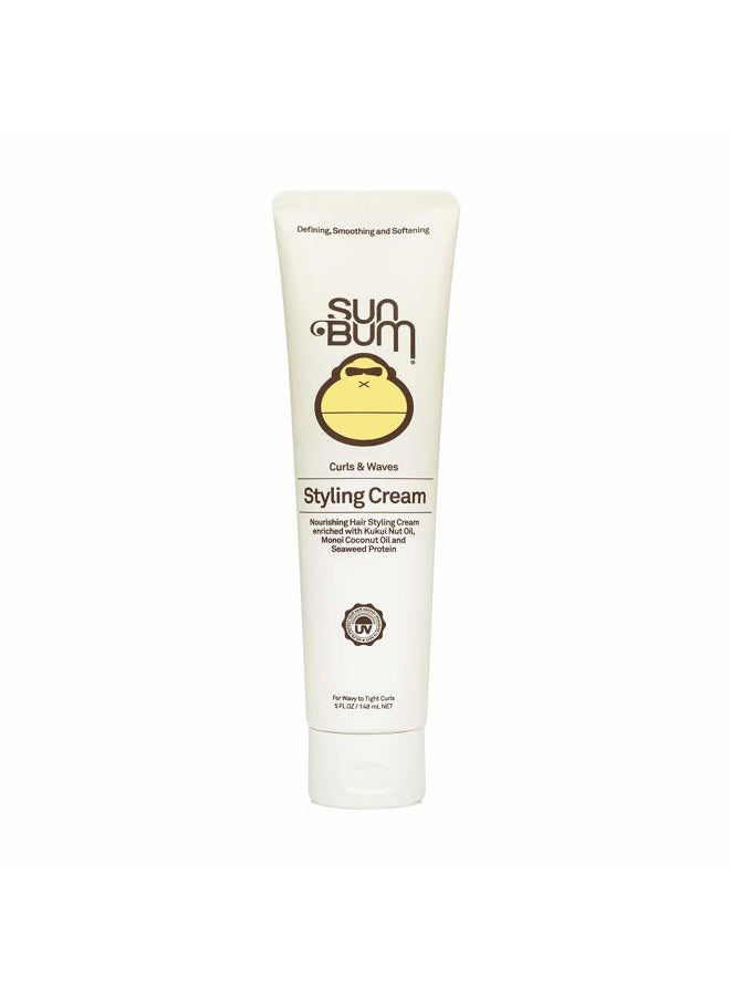 Curls Styling Cream | Vegan and Cruelty Free Moisturizing Hair Treatment for Wavy and Curly Hair | 5 oz