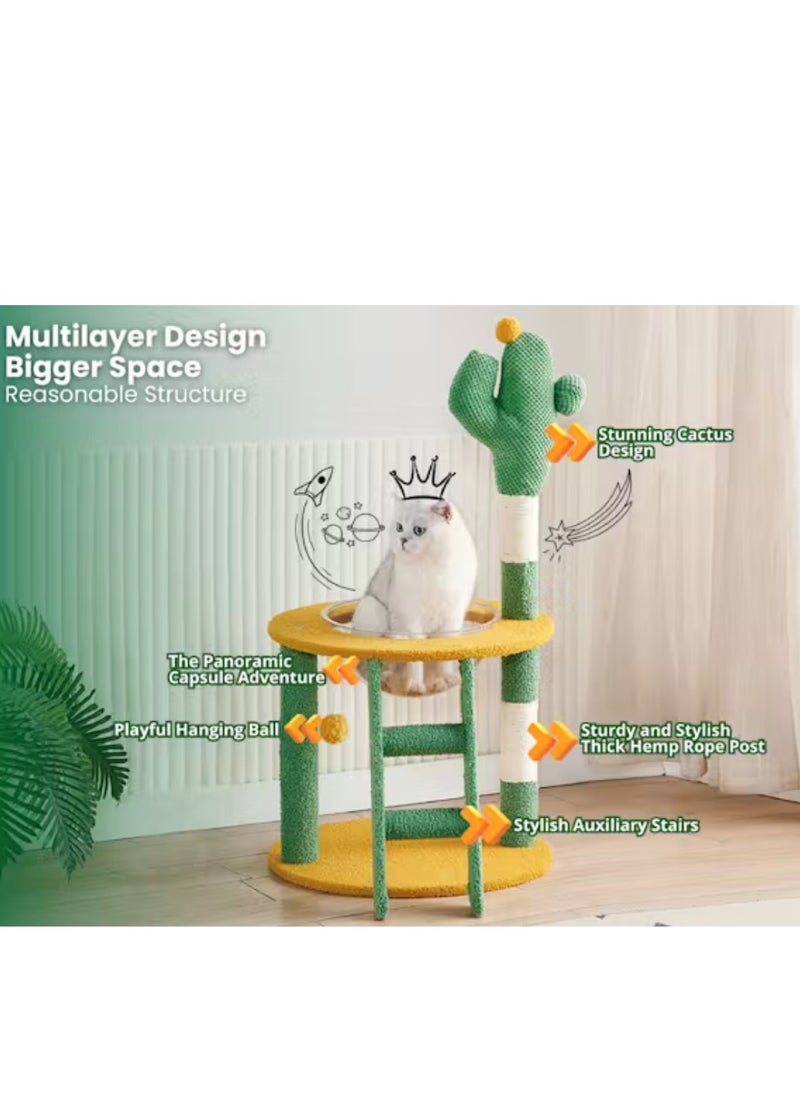 Cat Tree Tower Scratching Post Scratcher Cats Condo House Bed Furniture