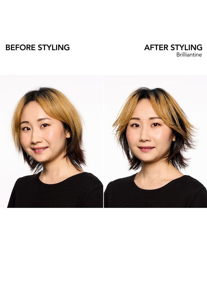 . Brilliantine Styling Cream | For Separation and Sheen | With Castor Oil, 2 Fl Oz