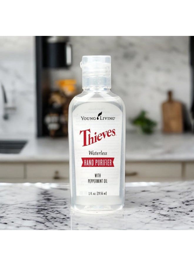 Thieves Waterless Hand Purifier - Effective and Convenient - 3 Pack of 1 fl oz - Clean Hands Anytime, Anywhere - Leaves Hands Soft - Convenient Carry