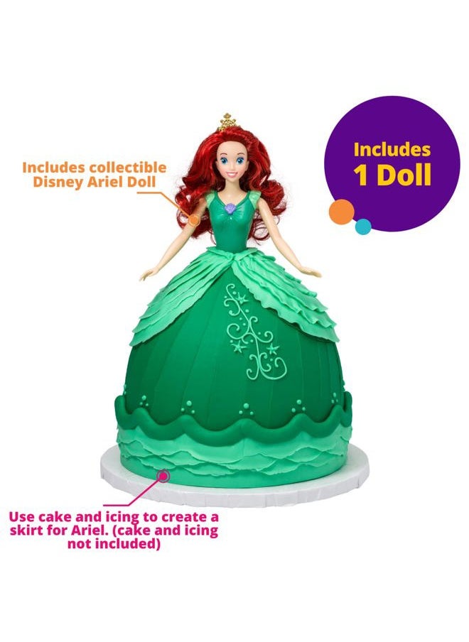 Disney Princess Doll Signature Cake DecoSet Cake Topper, Ariel, 11