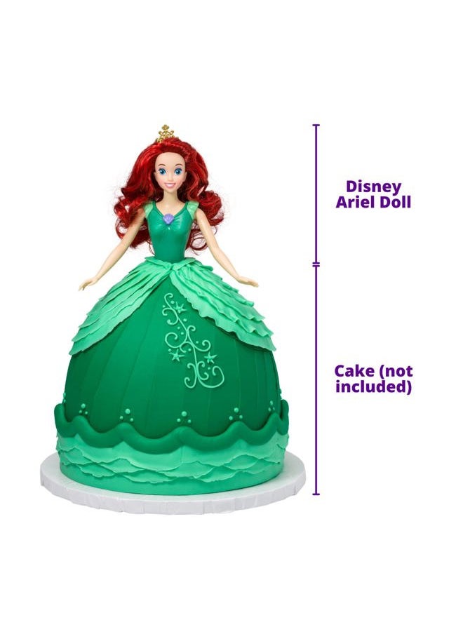 Disney Princess Doll Signature Cake DecoSet Cake Topper, Ariel, 11