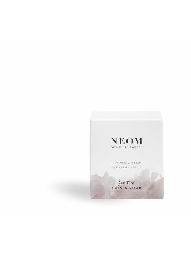 NEOM- Complete Bliss Scented Candle, 1 Wick | Blush Rose, Lime & Black Pepper | Essential Oil Aromatherapy Candle | Scent to De-Stress