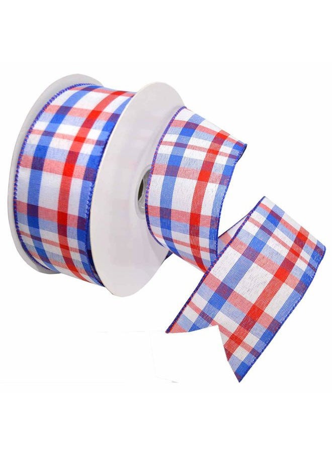 7380 Color Chic Plaid Ribbon, 2.5