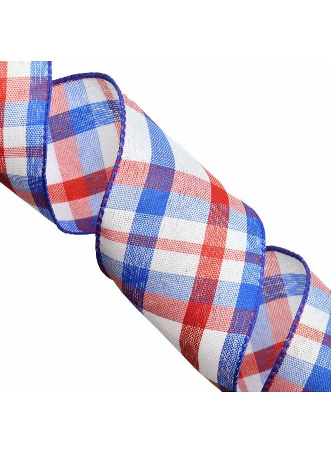7380 Color Chic Plaid Ribbon, 2.5