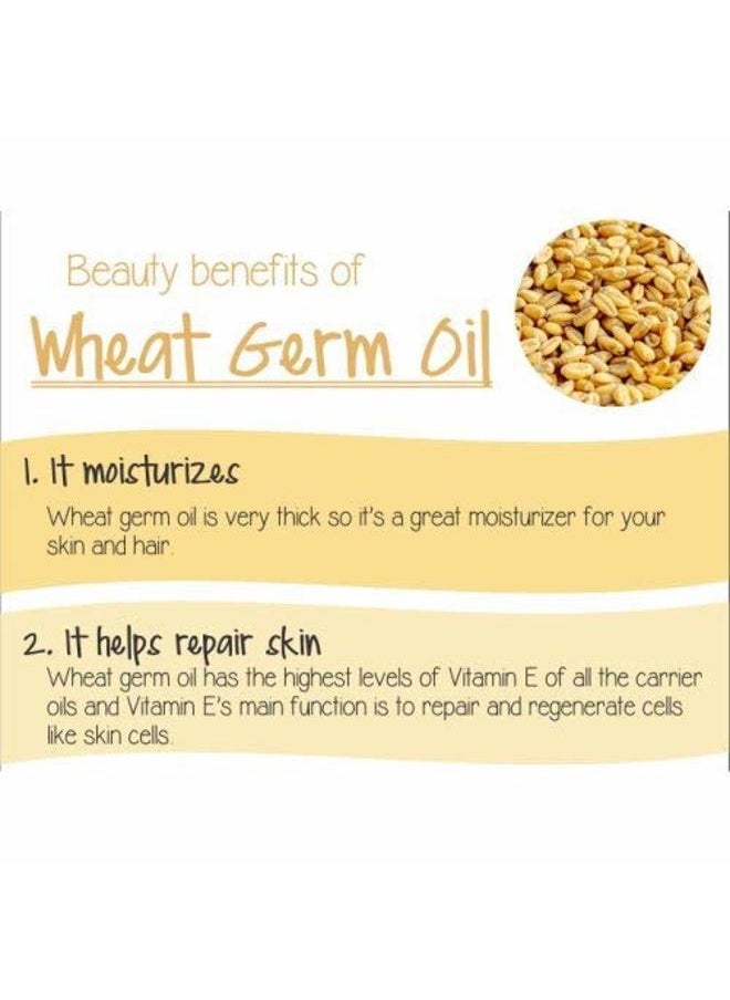 Wheat Germ (Triticum aestivum) Essential Oil 100% Pure & Natural Undiluted Uncut Cold Pressed Oil | Use for Aromatherapy & Skin | Therapeutic Grade - 30 ML