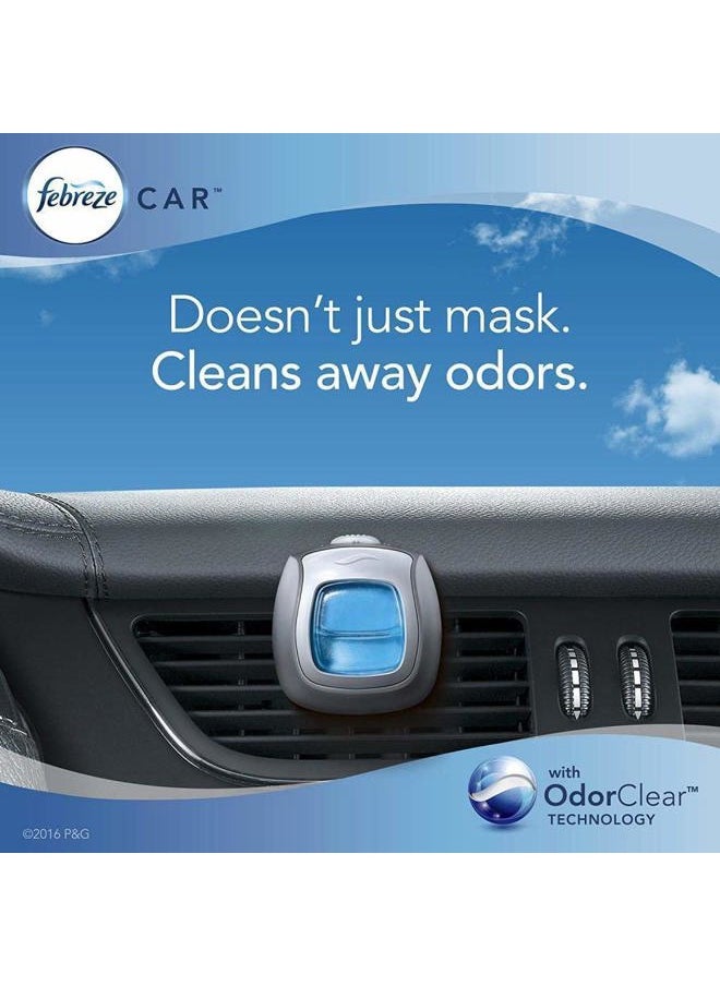 Car Air Freshener, 2 Gain Original and 2 Gain Island Fresh Scents, Odor Eliminator for Strong Odors (4 Count)